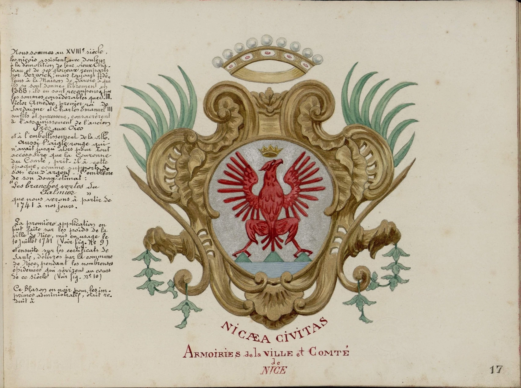Armorial Peerage Nobiliaire Mirafiore et Fontana Fredda классические холщовые картины винтажные