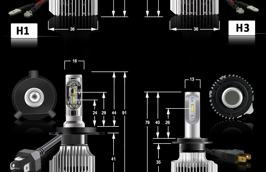 CNSUNNYLIGHT V1 Car LED H7 H4 H11 Headlight Bulbs H1 9005 9006 Canbus Led 72W/set 8500Lm 6000K White Auto Lamp 880 H8 Fog Lights