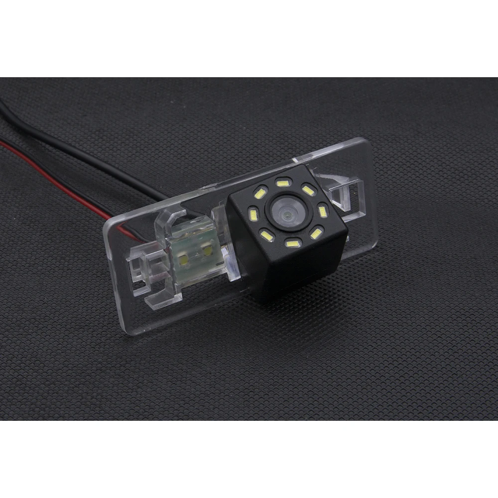 Для Audi TT A1 A3 A5 A4L A4 A7 Q3 Q5 RS5 8LED Автомобильная CCD парковочная камера заднего вида 4 3
