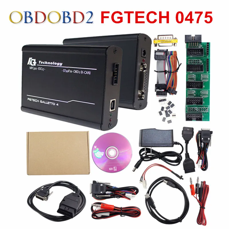 Полная микросхема Fgtech 0475 Galletto 4 Master V54 Поддержка BDM OBD Online FG Tech FW чип для тюнинга