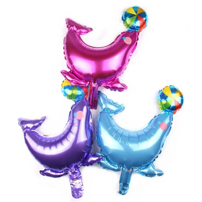 Свадебные украшения фольга шары морские львы играть мяч Гелиевый шар Diy детский