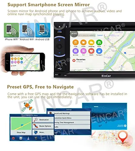 4G Dongle + Octa-core Android 5.1 GPS Navigation in Dash 6.2'' Touchscreen Car DVD Player support Wifi OBD External Microphone |