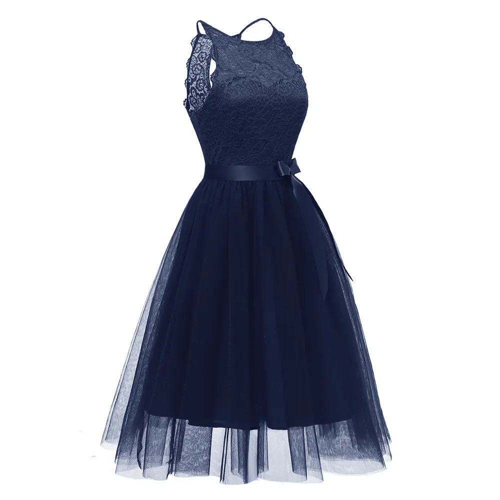 Женское винтажное платье vestidos de fiesta elbise Princess с цветочным кружевом и коктейльным вырезом Вечерние платья Aline