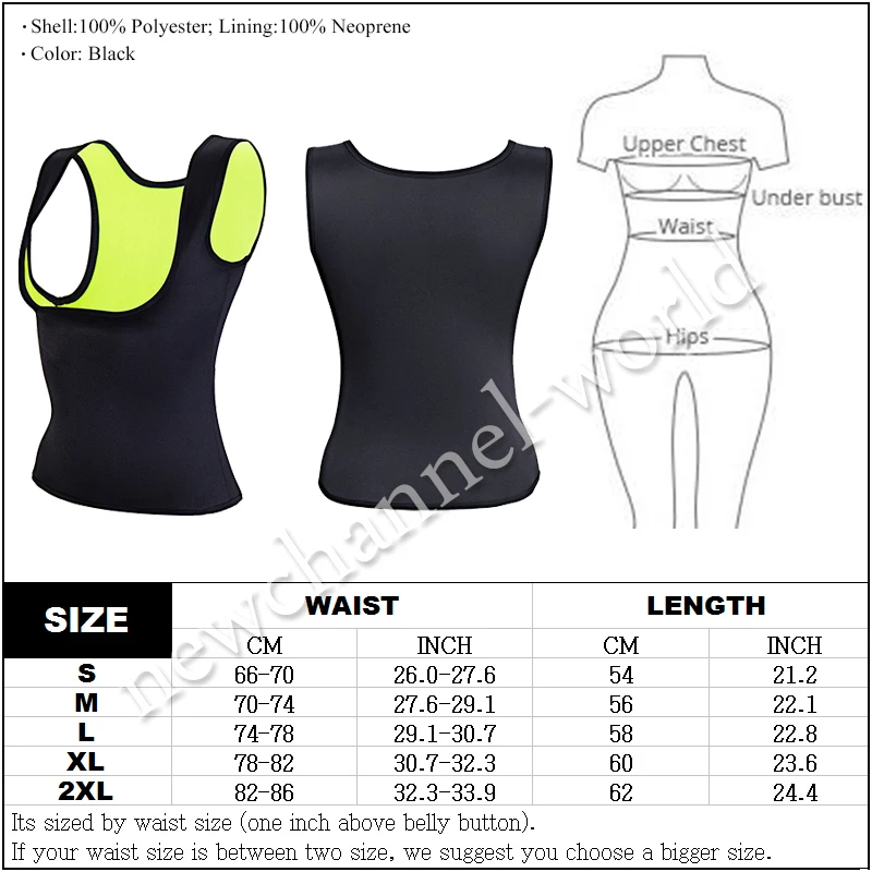 

Women Neoprene Shaperwear Waist Traine Tummy Girdle Body Shaper Waist Cincher Corset