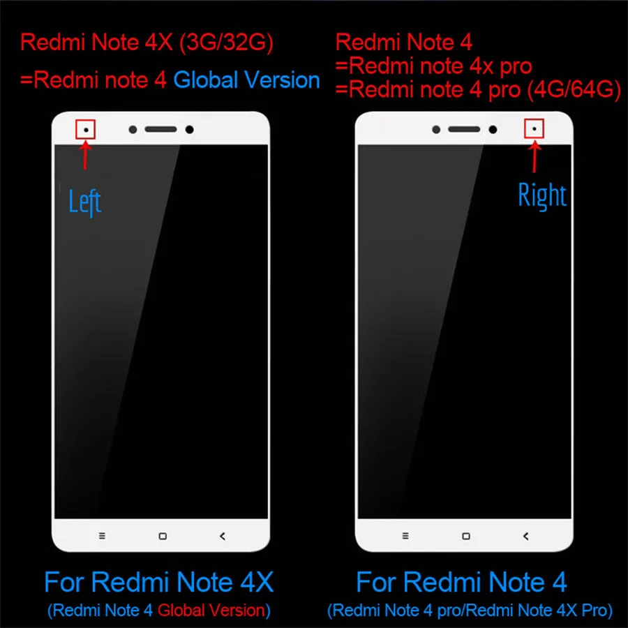 Закаленное стекло для XIAOMI REDMi NOTE 2 3 4 PRO 5A 5 plus 4A 4X глобальная версия защитная пленка