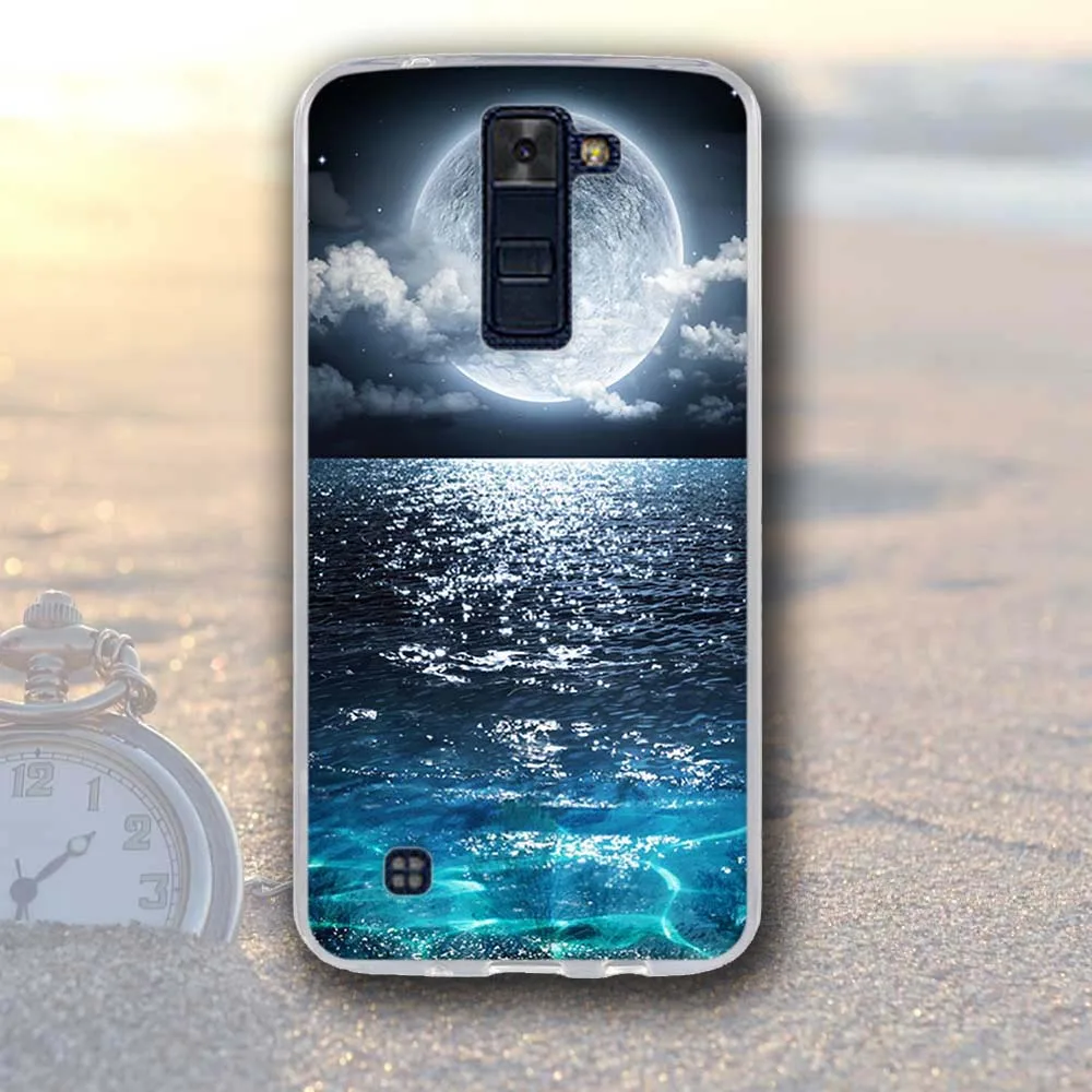 Чехол для телефона LG K8 K350N K350DS LTE K350E Escape 3 K373 Phoenix 2 мягкий силиконовый чехол-накладка для LG K7 K10 Leon Spirit сумки - Цвет: 2