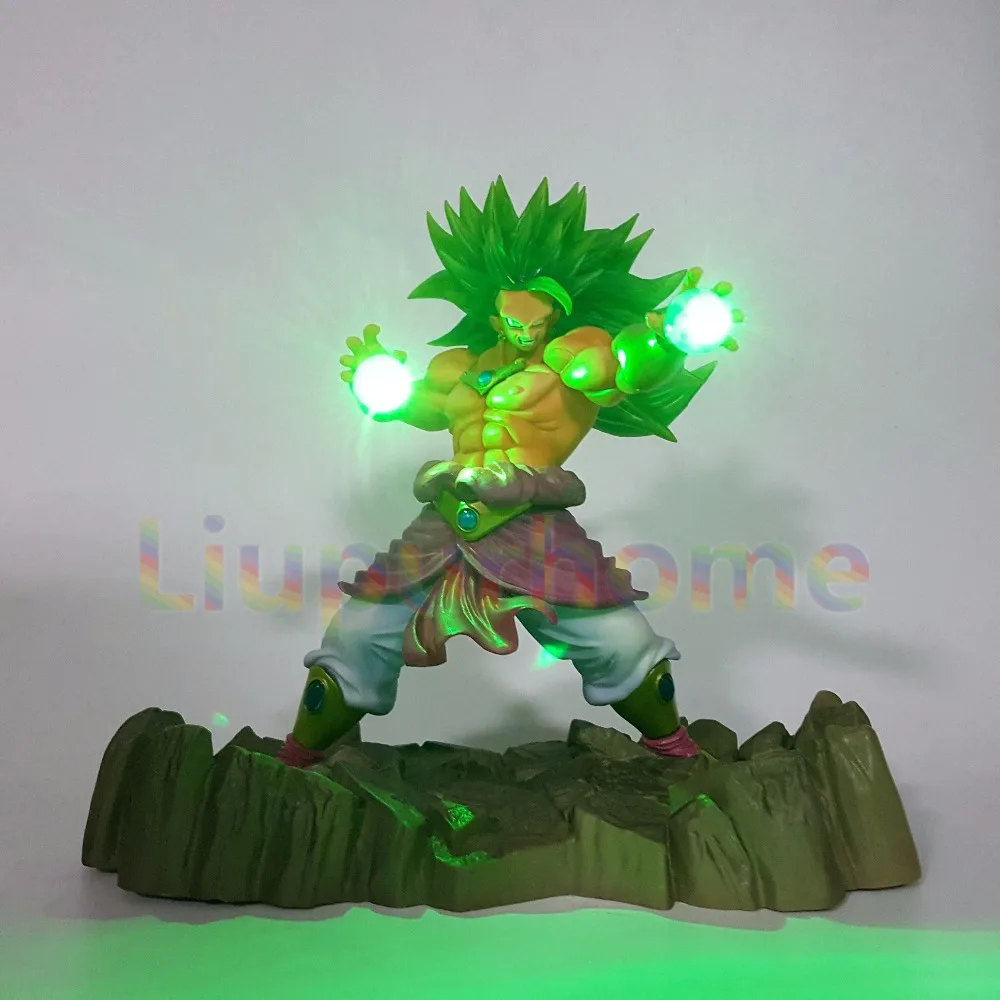 Dragon Ball Z Broly DIY LED Освещение лампа Дисплей аниме Dragon Ball Z DBZ Супер Saiyan Broly свет для рождественский подарок