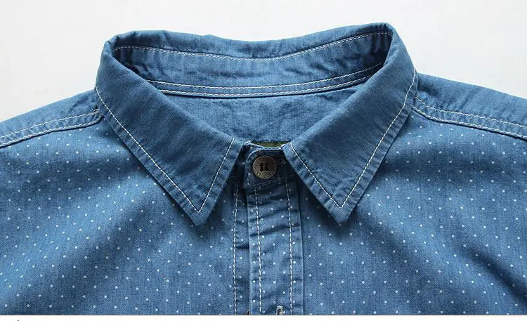Одежда 2018 весна осень модные мужские джинсовые рубашки Camisa Hombre размера плюс с