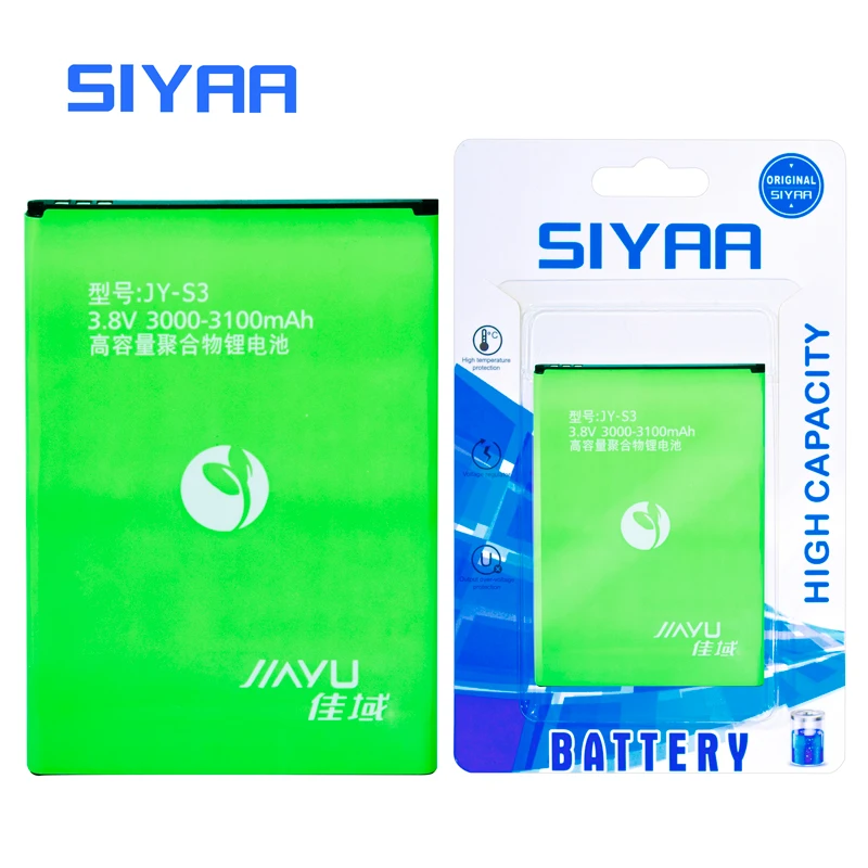 Оригинальный SIYAA JY G4 S3 G3 G2 Батарея для JIAYU G4S G4T JYG4 JYS3 G3S JYG2 Замена литий полимерная