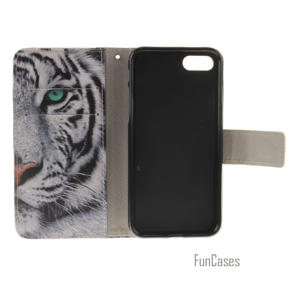 Флип-кейс для coque iPhone 7 чехол fundas 4 дюйма + подставка карт ipone ihone ifon | Мобильные