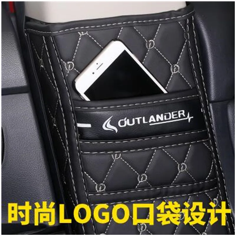 Автомобильный коврик из микрофибры и кожи противоударный для Mitsubishi Outlander 2013 2018