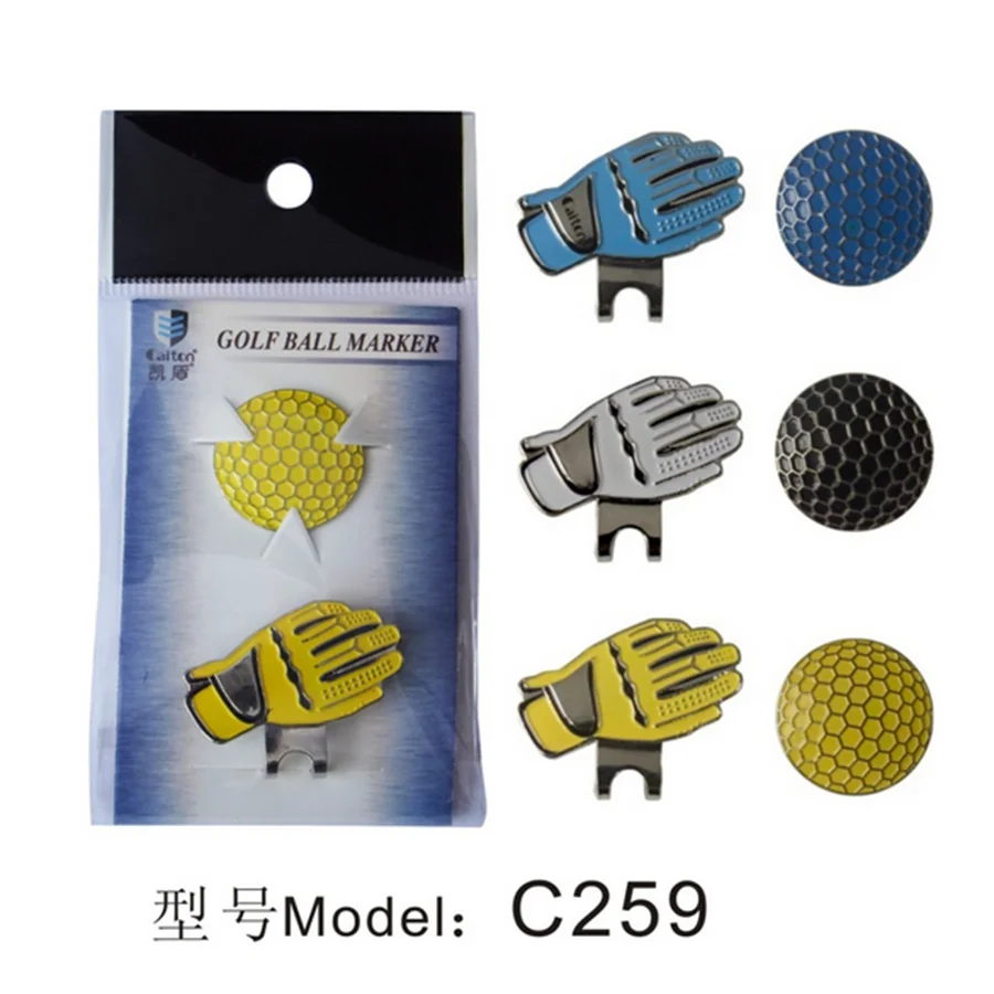 

Golf markers with cap clips High Quality Outdoor Alloy accessorie free shipping