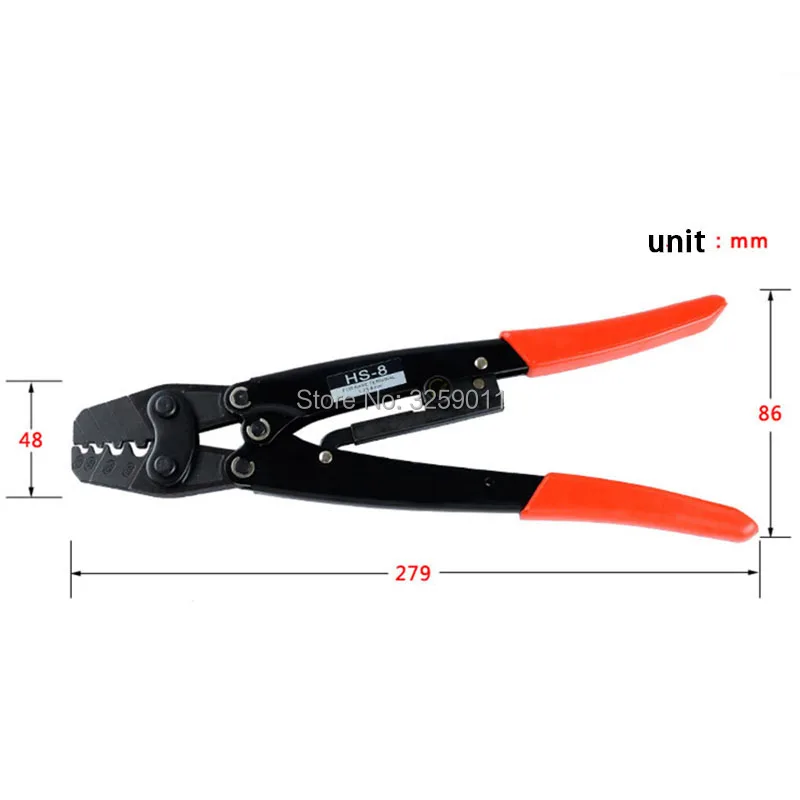 

2pcs HS-8 17-8 AWG Suyep Ratchet Terminal Hand Crimping Pliers Tools