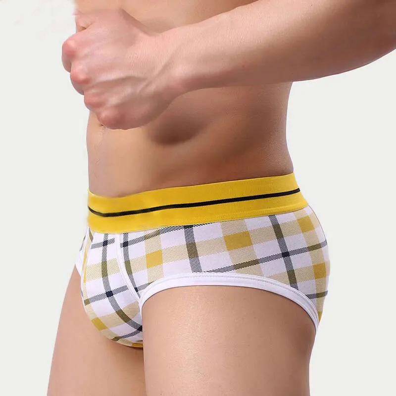 Новое поступление Для мужчин s нижнее белье боксеры дышащий клетчатые шорты