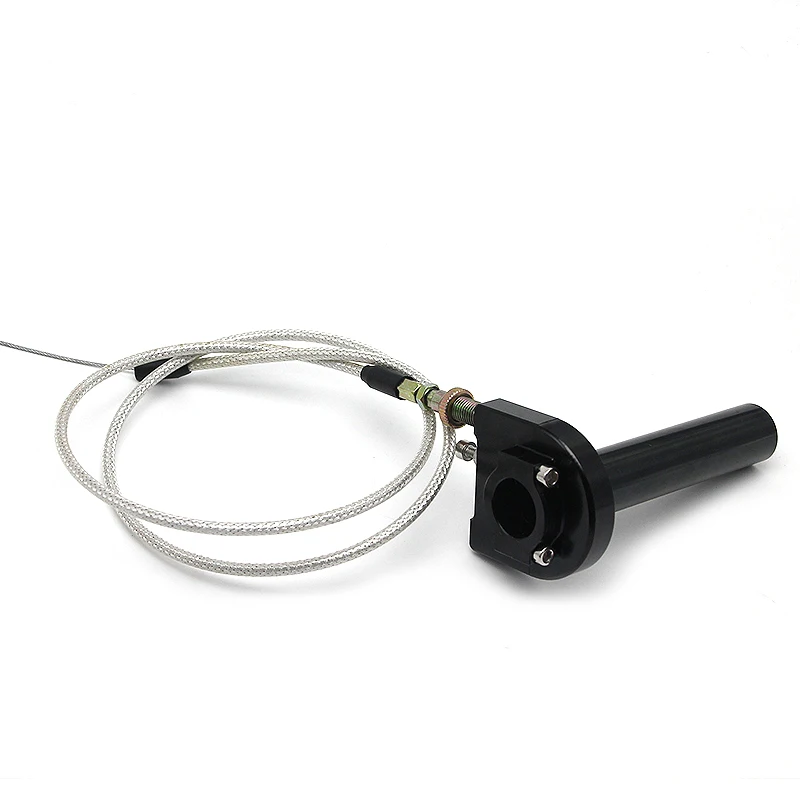 Black color ZSDTRP цвета алюминий 22 мм дроссельная заслонка поворотная ручка Быстрый Твистер универсальный все 22 мм ручной Бар мотоцикл для KTM Honda - Цвет: Black color