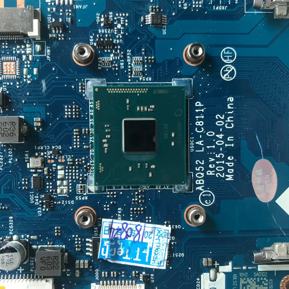 SZWXZY для HP 15 AC 250 G4 Series Материнская плата ноутбука с процессором SR29E N3700 ABQ52 LA C811P 100%