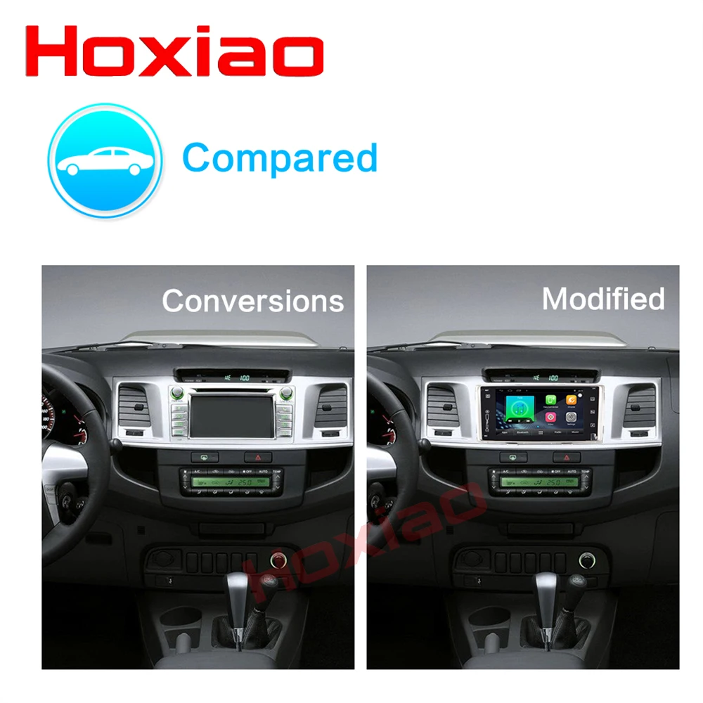 Hoxiao Android 8 1 для Toyota HILUX 2008 2014 GPS HD мультимедийный плеер карта навигации WIFI ROS BT без DVD