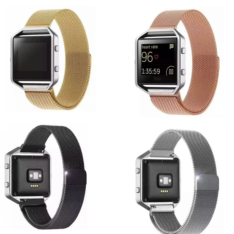Новейший браслет из нержавеющей стали для Fitbit Blaze band tracker Smart Fitness|Ремешки часов| |