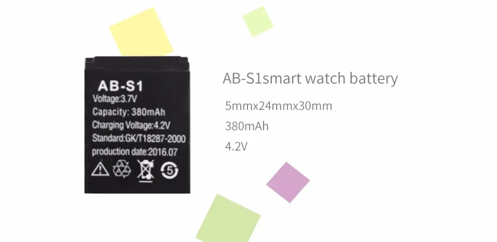 OCTelect AB S1 наручные часы с bluetooth для телефонов батарея 380 ма ч dz09 smart watch