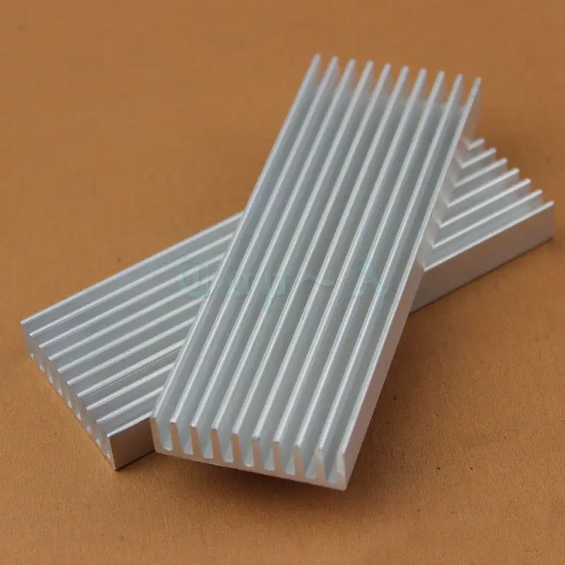 Gdstime 5 шт. 100 мм x 35 мм x 10 мм алюминиевый радиатор для чипа памяти процессора видео рассеиватель 100x35x10 мм