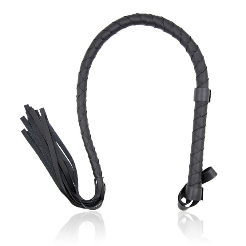85 см плетка из кожи и ПУ Фетиш спанкинг Flogger лошадь БДСМ бандаж SM сексуальные