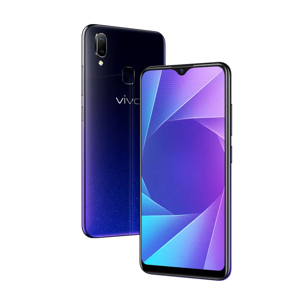 Глобальная версия,, vivo Y95, 4 Гб ОЗУ, 64 Гб ПЗУ, 6,3 дюймов, Helio P60, четыре ядра, 16 Мп+ 2 МП, двойная тыловая камера, отпечаток пальца, мобильный телефон