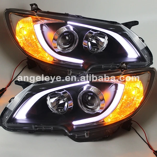 

For Toyota For Corolla Altis LED head lamp 2013-2014 year Black Housing LF