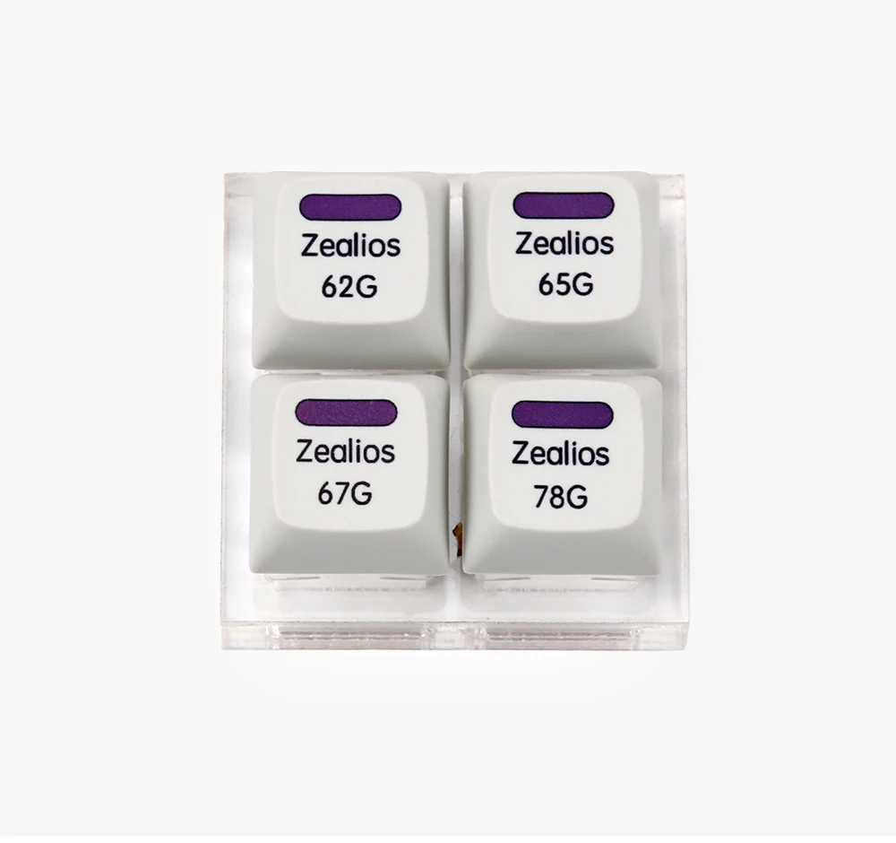 Zealios v2 переключатель фиолетовый Zealio переключатели(тактильные) переключатель тестер 62 г 65 г 67 г 78 г