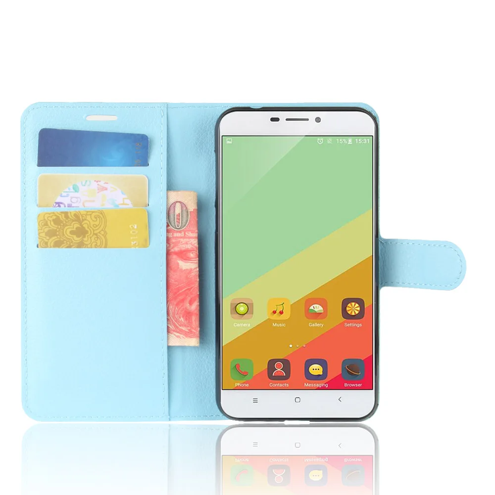 Чехол U20Plus для Oukitel U20 Plus кожаный защитный чехол бумажник с отделением карт и