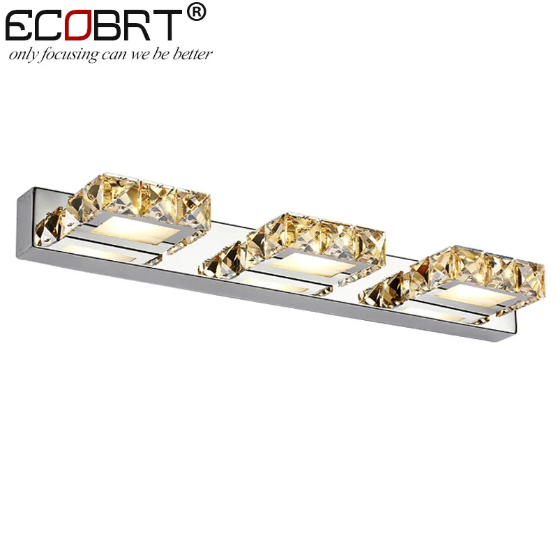 ECOBRT современные 9W 46 см длинные светодиодные Настенные светильники в ванной
