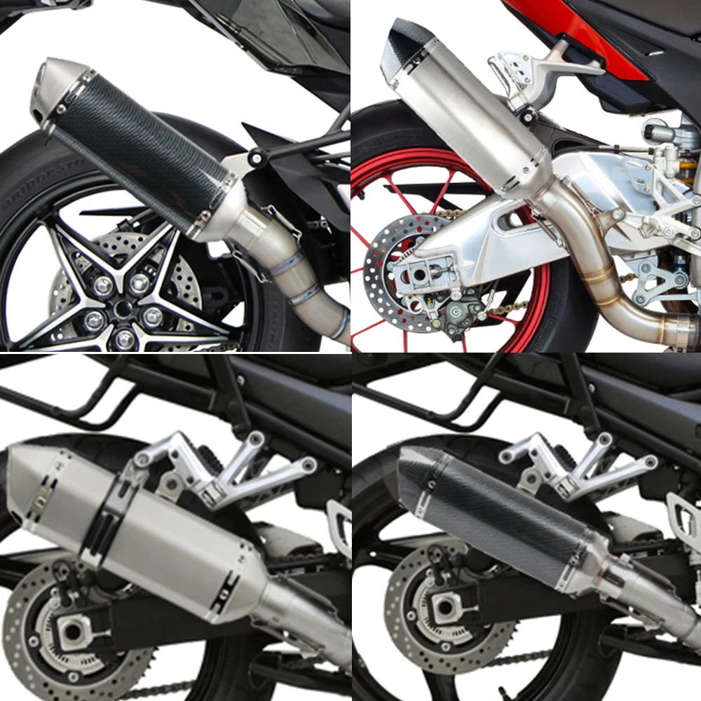 

35-51MM Motorcycle Exhaust Pipe Muffler Modified Exhaust PipeFor Suzuki dl 650 /v-strom gsr600 gsr750 gsx-s750 GSXR1000 GSXR600