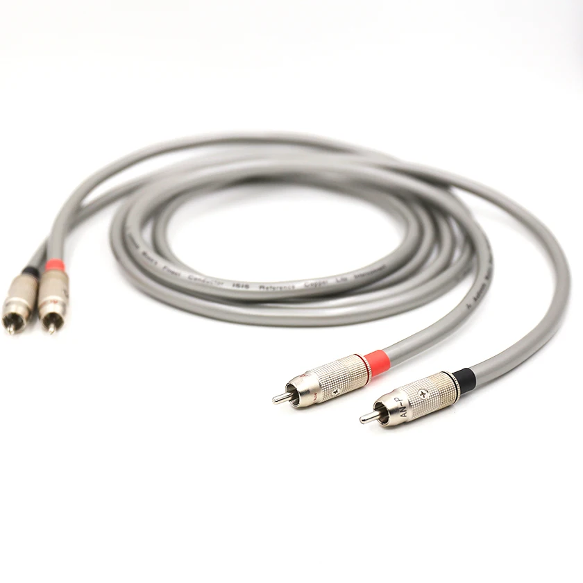 

Audionote Reference ISIS OCC copper rca audio interconnect cable with Rhodium plated RCA plug