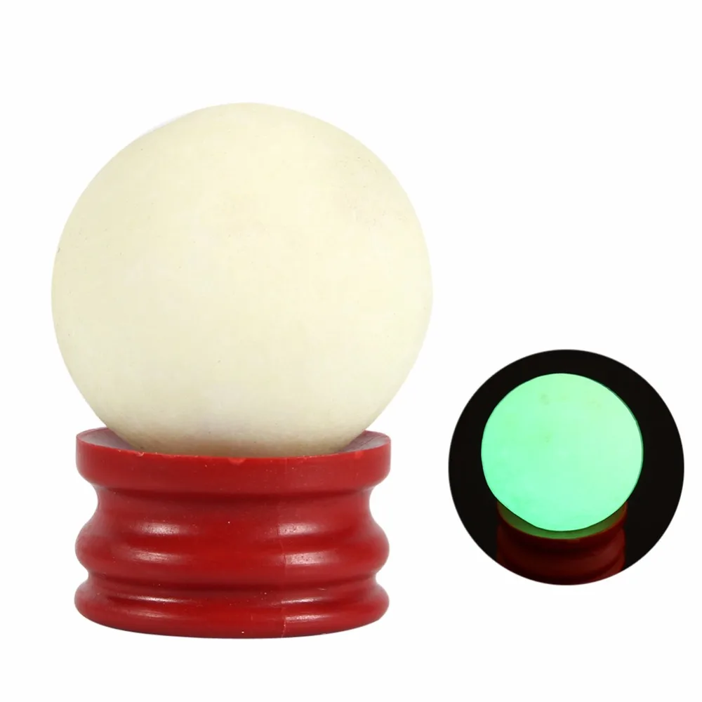 35 мм Природных Светящийся Камень Зеленый Светиться в Темноте Кальцит Glow Световой