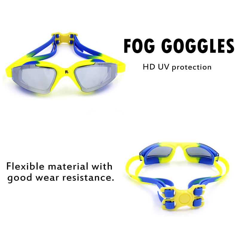Super Anti-fog Swimming goggles HD Swim Glasses for swimming Beach professional Silicone Eyewear glasses Adult men | Спорт и