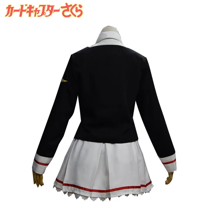 Anime Card Captor Sakura Cosplay Costume Japanese Junior School Uniform Women's Fashion Halloween Carnival Outfit Custom Made |