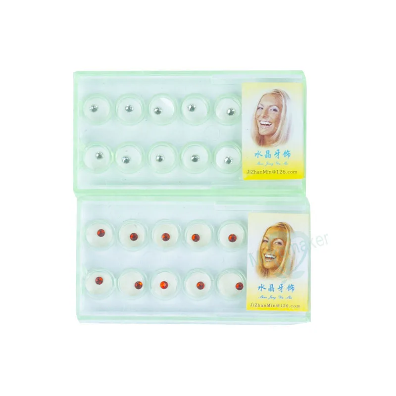 Зубные шпильки протез акриловые зубы кристалл орнамент оральное украшение 20 шт/2