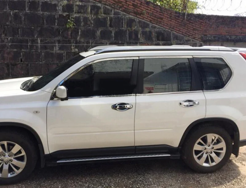 Подходит для Nissan X trail T31 304 нержавеющая сталь боковое окно формовочная отделка