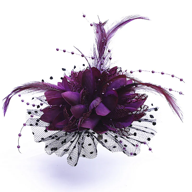 2 шт. вуалетка с перьями и для женщин день свадьбы Свадебная вечеринка Свадебные