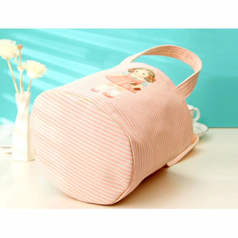 Cartoon girl Lunch Bags Thermal Insulated Cooler Women Kids Tote Fruit Foods Container | Багаж и сумки