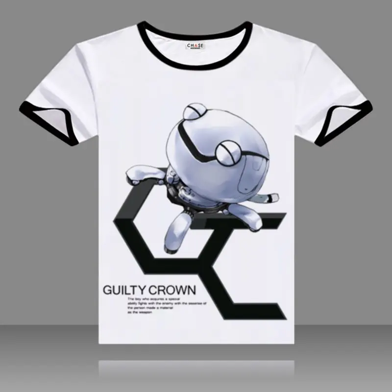 Рубашка с коротким рукавом и круглым вырезом принтом | Тематическая одежда