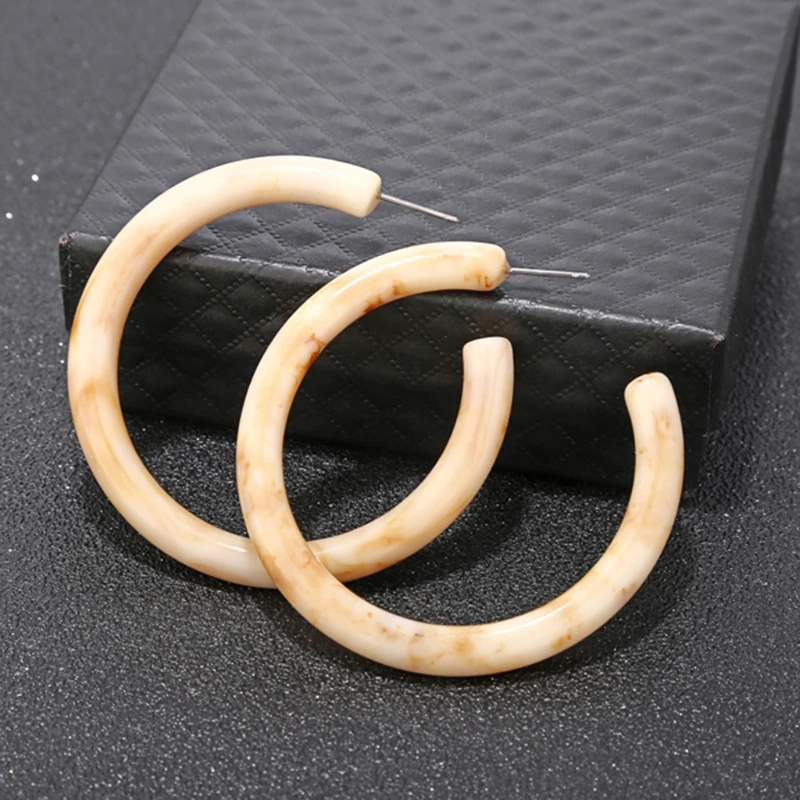 Легкие 1 пара акриловых серег черепаховая раковина серьги из смолы для