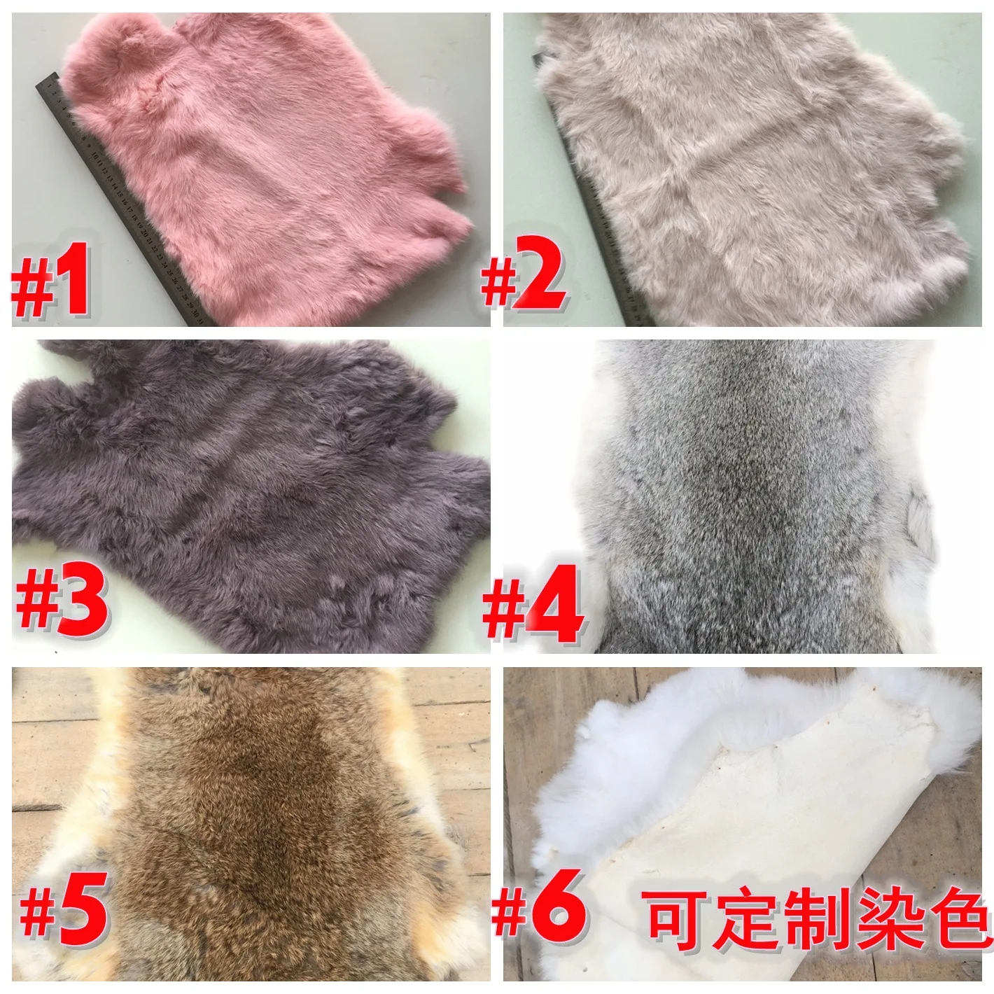 По оптовым ценам из натурального кроличьего меха 30x25 см DIY шарфы шапки с помпоном