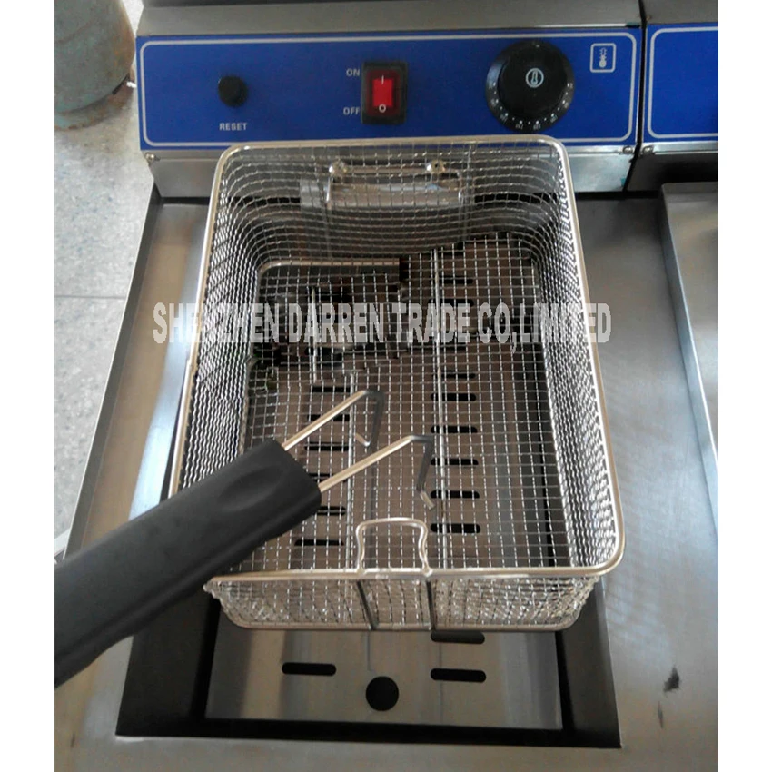 GF182 коммерческий нержавеющий газ масло курица еда сталь Картофель чип фритюрница