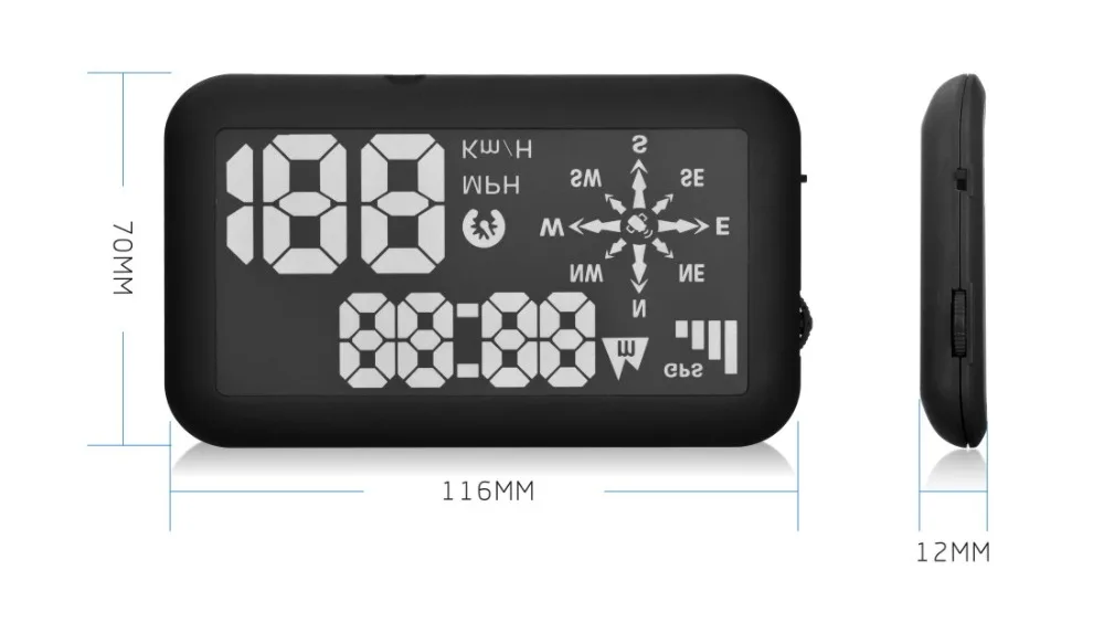 Echomen HUD head-up display car with a remote control Automotive GPS versionHUD EM03A | Автомобили и мотоциклы