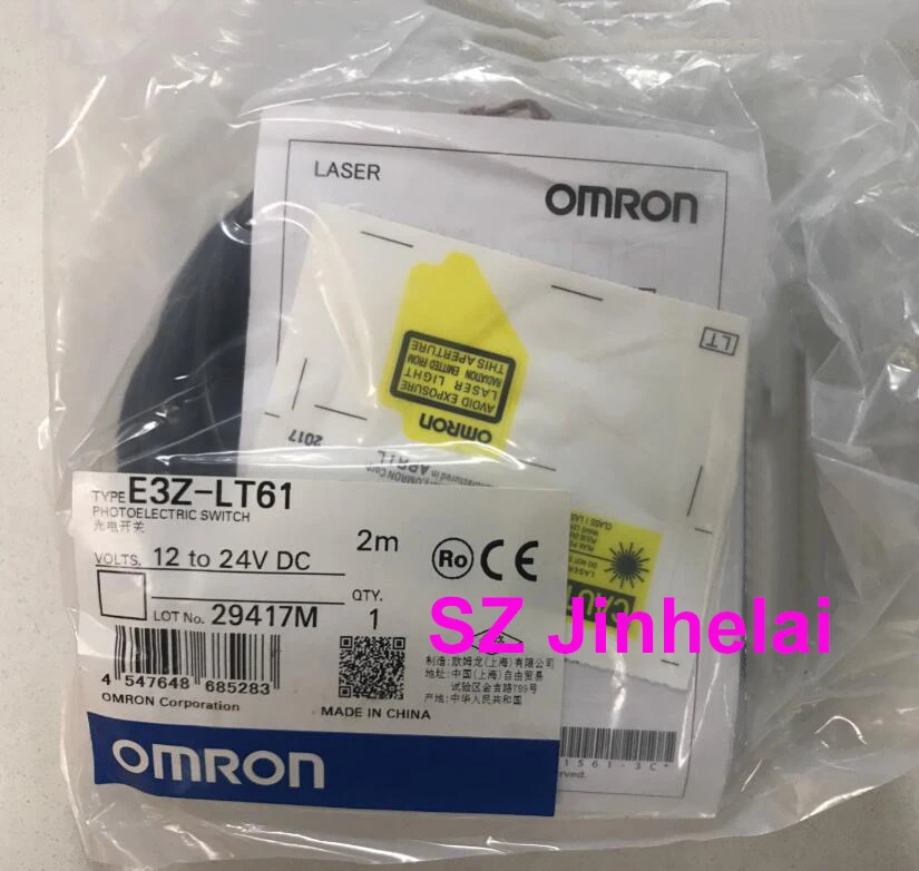 

Оригинальный E3Z-LT61 OMRON фотоэлектрический выключатель 12-24 В постоянного тока 2 м