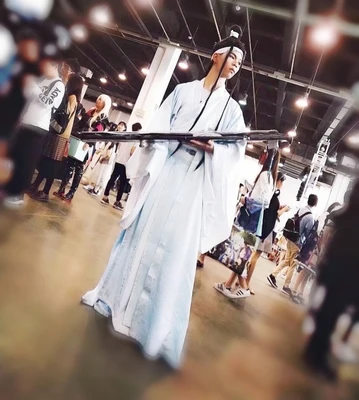 Lan Wangji Косплей гроссмейстер демонического культивирования костюм Хана Guangjun взрослый Mo Dao Zu Shi костюм полный комплект