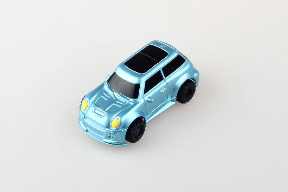 Blue car Индуктивный Танк модель автомобиля магический трек игрушки следующие по линии вы рисуете мини-автомобиль развития интеллекта детские игрушки FSWOB - Цвет: Blue car