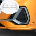 Для Audi Q3 2019 2020 ABS Хромовая автомобильная пленка переднего противотуманной фары крышка отделка автомобиля Средства для укладки волос 2 шт.
