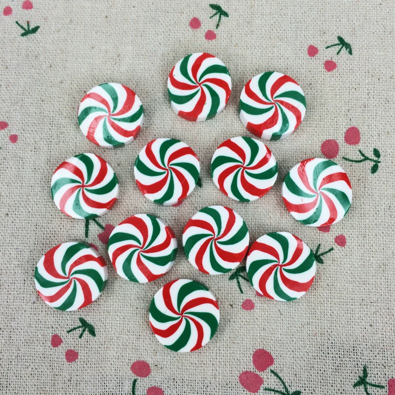 10 шт. разноцветная глина плоская спина кабошон Каваий для творчества украшение