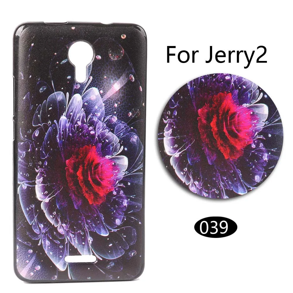 Yisisource Новое прибытие для Wiko Jerry 2 красочные Funda Оригинальная мягкая силиканая задняя крышка-чехол для телефона для Wiko Jerry 2 мультфильм Coque - Цвет: 039